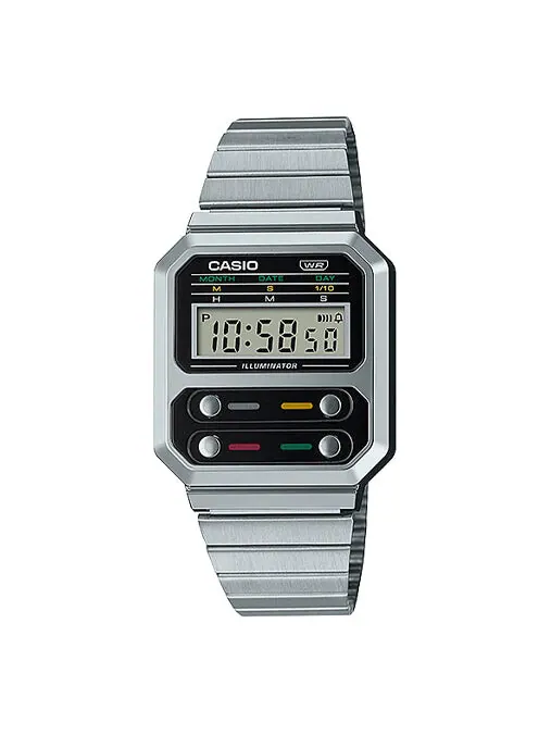 Часы Casio Youth G-Shock Digital Watch 'Silver Black' — изображение 1 из 4, оттенок серебряный