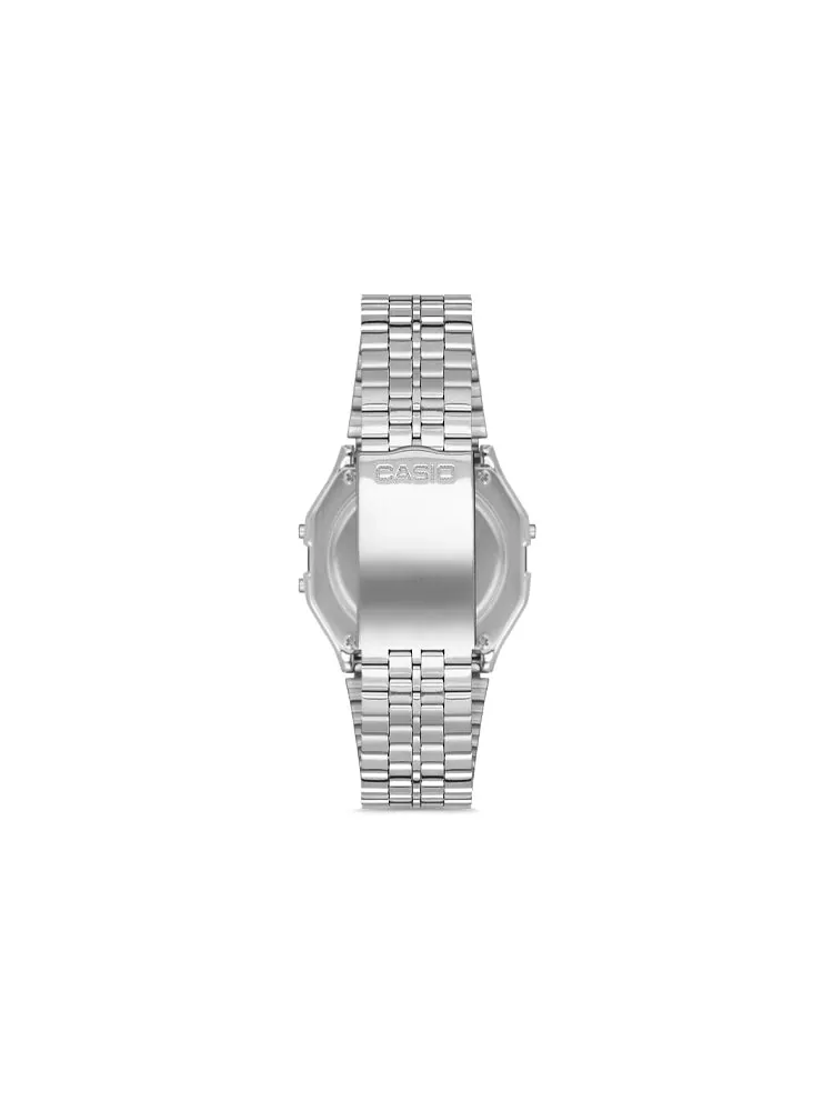 Часы CASIO Classic Bracelet Unisex Waterproof Mens Silver Digital — изображение 5 из 7, оттенок серебряный
