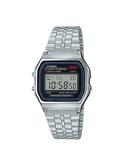 Часы Casio Youth Digital Cube Watch 'Metallic Silver Black' — изображение 1 из 4, оттенок серебряный