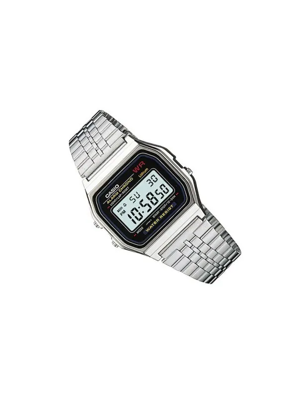 Часы CASIO Waterproof Unisex Mens Black Digital — изображение 2 из 4, оттенок черный