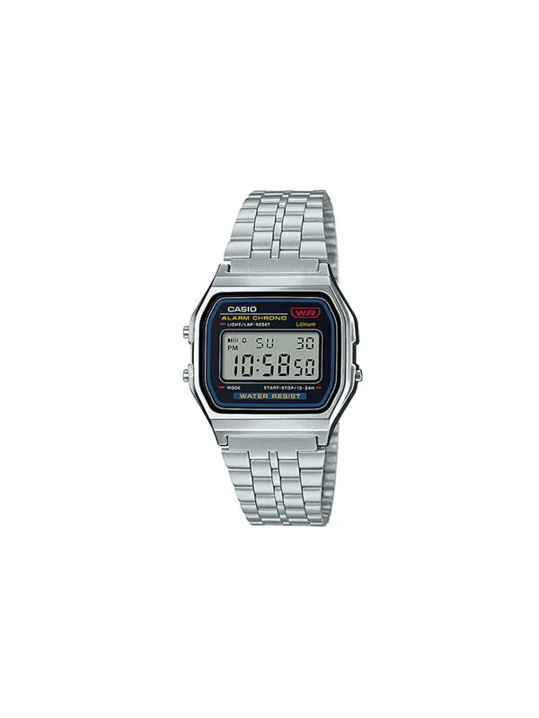 Часы CASIO Waterproof Unisex Mens Black Digital — изображение 3 из 4, оттенок черный
