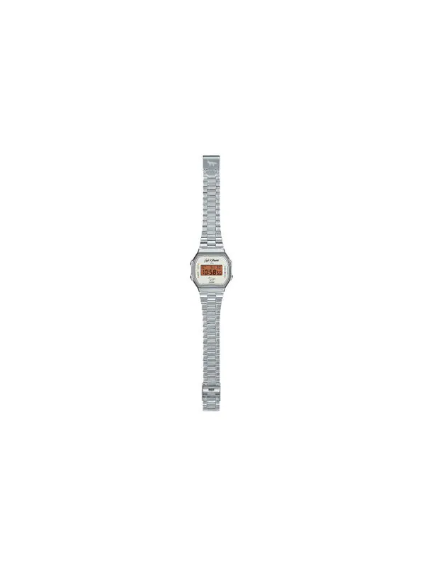 Часы x caf kitsun digital 'silver' Casio — изображение 2 из 4, оттенок серебряный