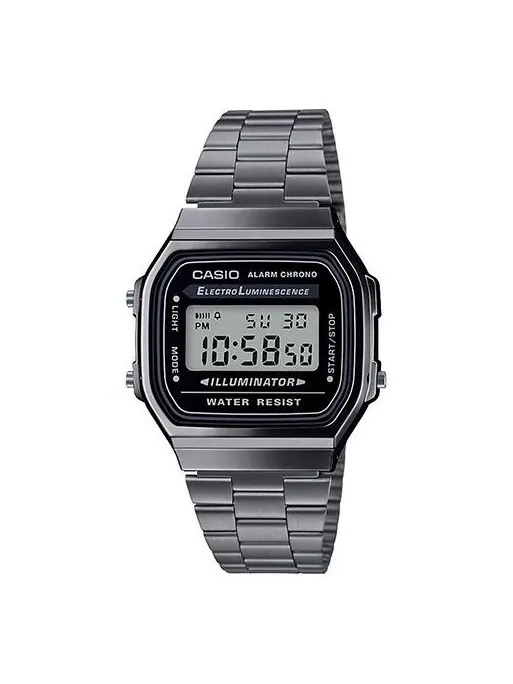 Часы Casio Digital Classic Watch 'Black Silver' — изображение 1 из 4, оттенок серебряный