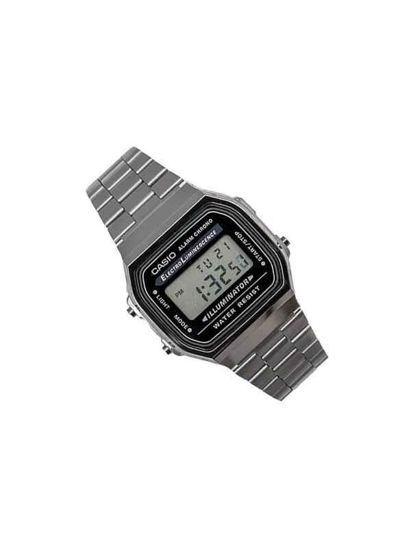 Часы Casio Digital Classic Watch 'Black Silver' — изображение 3 из 4, оттенок серебряный