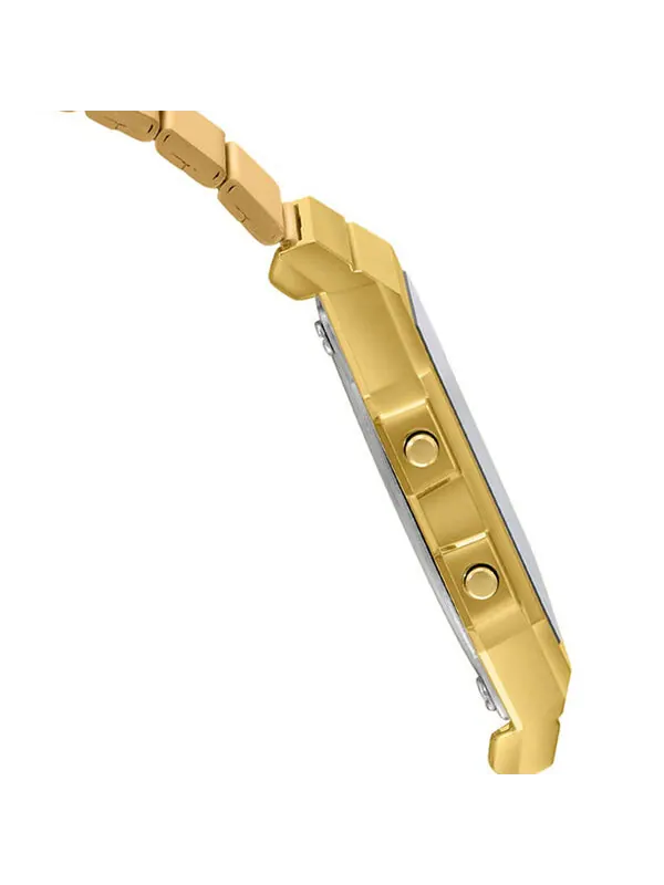 Часы CASIO Waterproof Quartz Unisex Black/Gold Digital — изображение 2 из 2, оттенок черный/золотистый