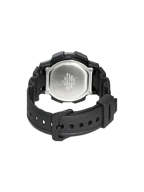 Часы CASIO Sports Quartz Waterproof Mens SilverBlack Analog — изображение 2 из 2, оттенок черный