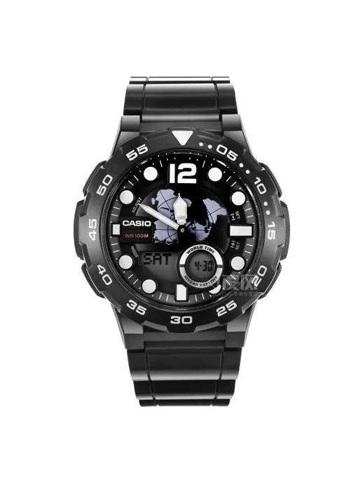 Часы CASIO Outdoor Sports Multi-function Waterproof Mens Black Analog — изображение 1 из 5, оттенок черный
