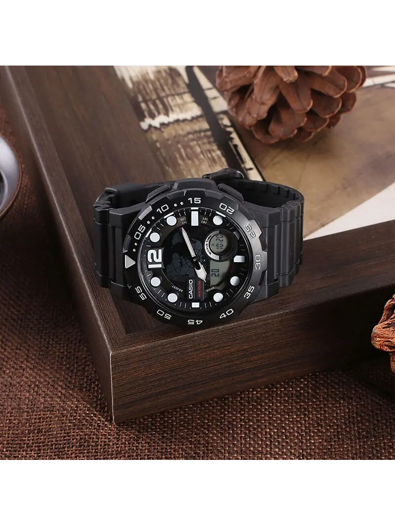 Часы CASIO Outdoor Sports Multi-function Waterproof Mens Black Analog — изображение 3 из 5, оттенок черный
