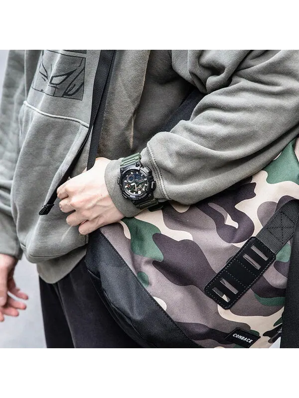 Часы CASIO G Shock Sports Waterproof Mens BlackGreen Analog/Digital Combo — изображение 4 из 4, оттенок зеленый