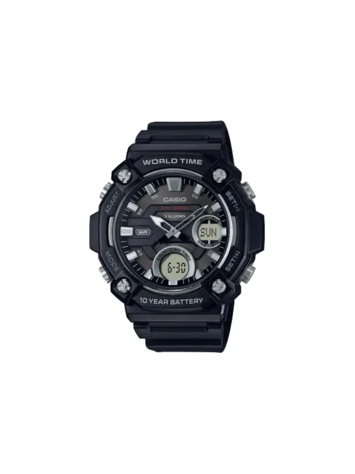 Часы Casio G-Shock Analog-Digital Combination, арт. AEQ-120W-1AV — изображение 1 из 8, оттенок черный