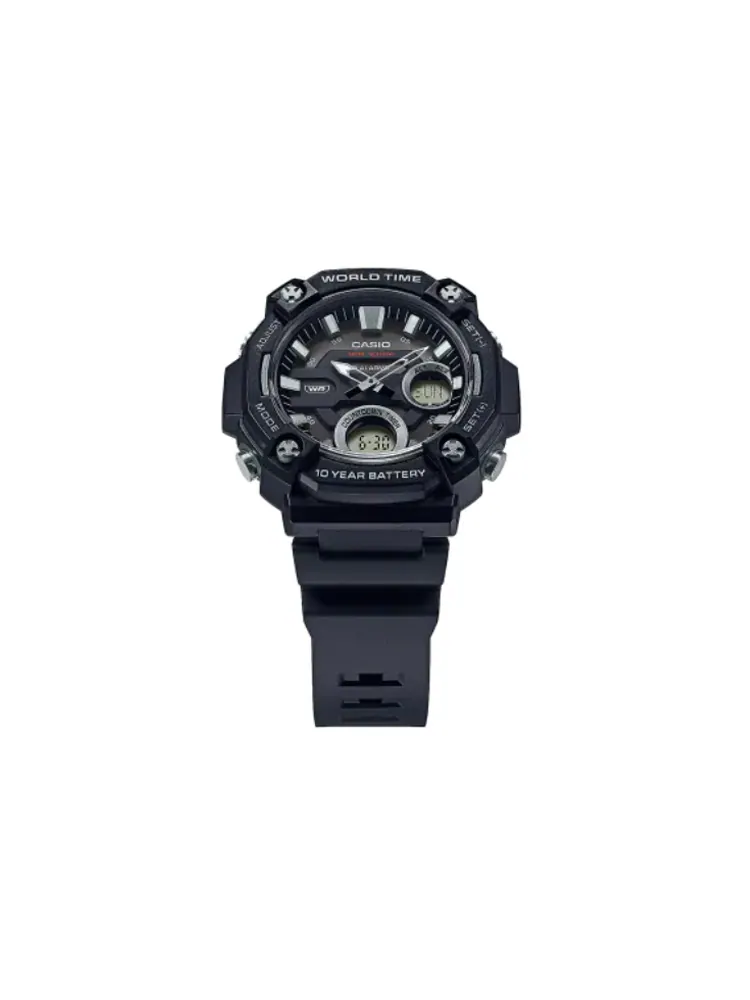 Часы Casio G-Shock Analog-Digital Combination, арт. AEQ-120W-1AV — изображение 3 из 8, оттенок черный