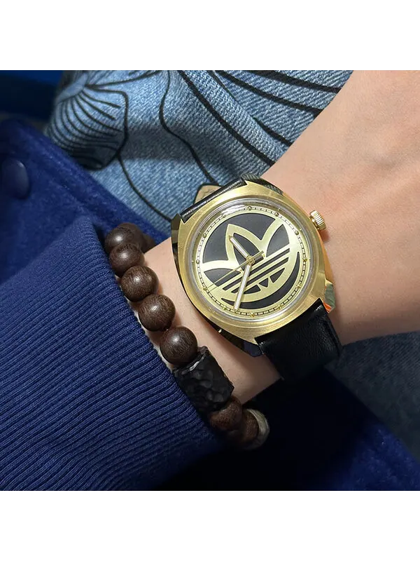 Часы originals fashion edition analogue watch 'black gold' Adidas — изображение 4 из 4, оттенок черный/золотистый