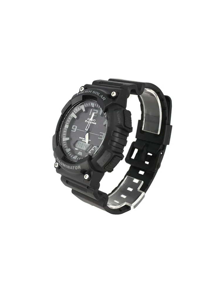 Часы CASIO Sports Solar Powered Mens Black Analog/Digital Combo — изображение 2 из 5, оттенок черный