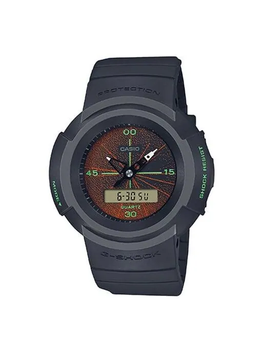 Часы CASIO G-Shock Analog-Digital 'Black' — изображение 1 из 4, оттенок серый