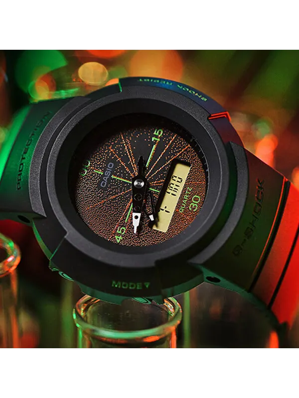 Часы CASIO G-Shock Analog-Digital 'Black' — изображение 2 из 4, оттенок серый