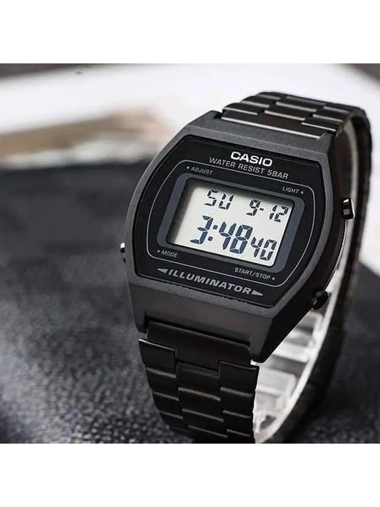 Часы CASIO Waterproof Quartz Sports Analog Mens Black Digital — изображение 2 из 3, оттенок черный