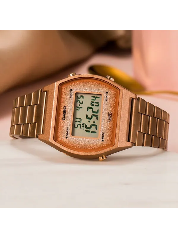 Часы Casio Youth Digital Watch 'Rose Gold' — изображение 3 из 3, оттенок розовый
