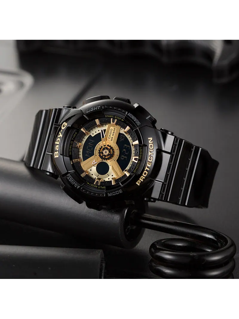 Часы CASIO Baby-G 'Black Gold' — изображение 3 из 6, оттенок черный золотистый