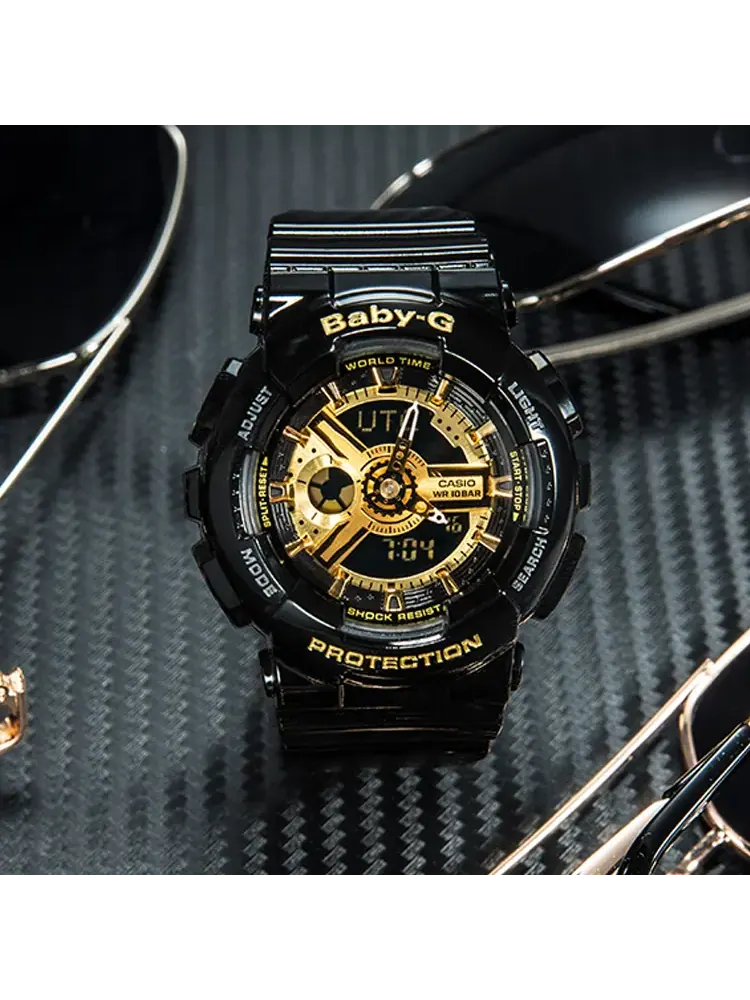 Часы CASIO Baby-G 'Black Gold' — изображение 4 из 6, оттенок черный золотистый