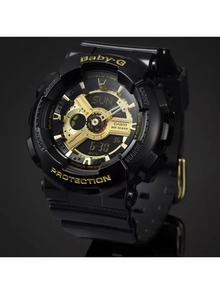 Часы CASIO Baby-G 'Black Gold' — изображение 5 из 6, оттенок черный золотистый