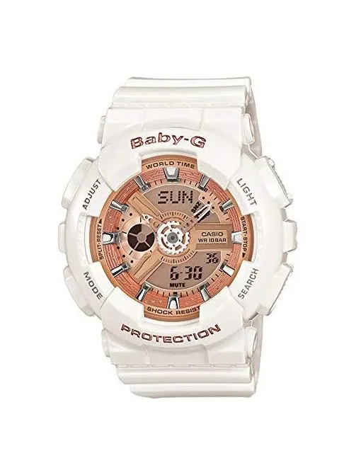Часы CASIO Baby-G 'White Pink' — изображение 1 из 5, оттенок белый розовый