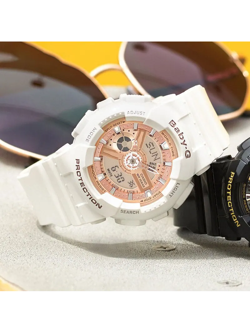 Часы CASIO Baby-G 'White Pink' — изображение 4 из 5, оттенок белый розовый