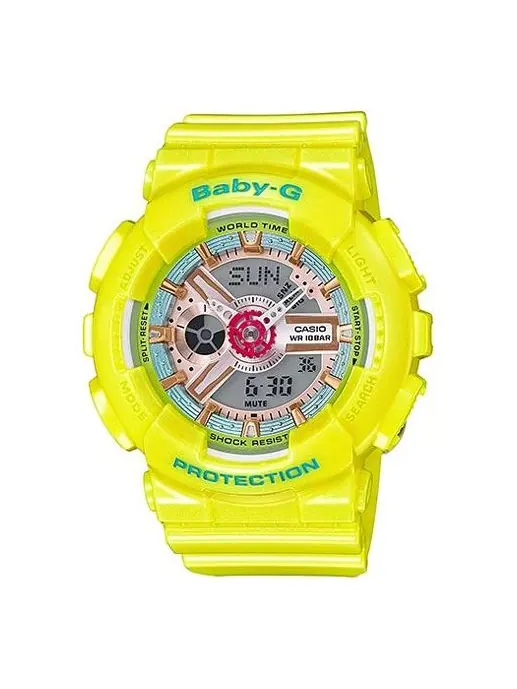 Часы CASIO Baby-G 'Yellow' — изображение 1 из 4, оттенок желтый