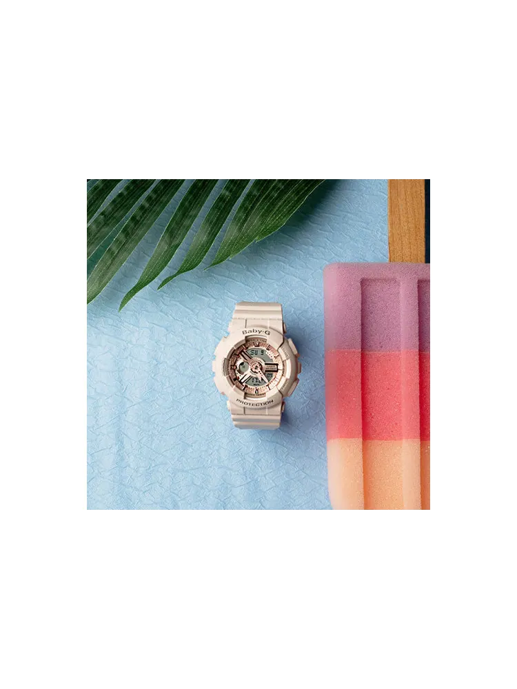 Часы CASIO Baby-G 'White Pink' — изображение 2 из 4, оттенок белый розовый