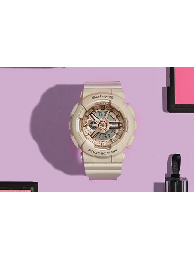 Часы CASIO Baby-G 'White Pink' — изображение 3 из 4, оттенок белый розовый