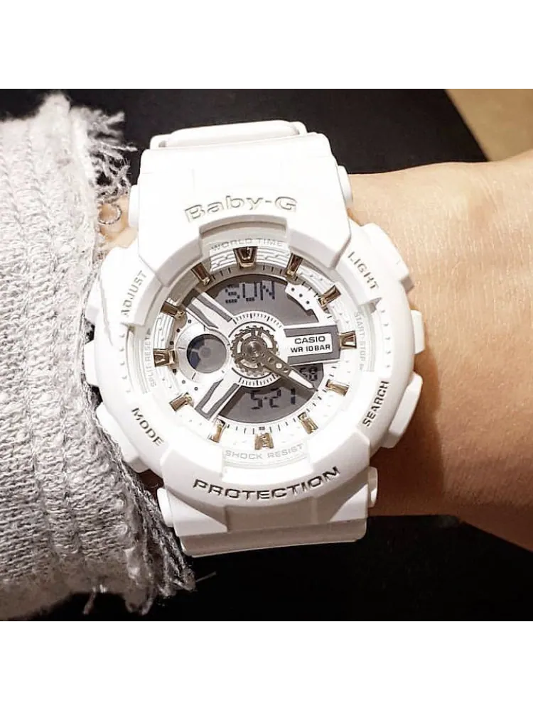 Часы CASIO Baby-G 'White' — изображение 4 из 6, оттенок белый