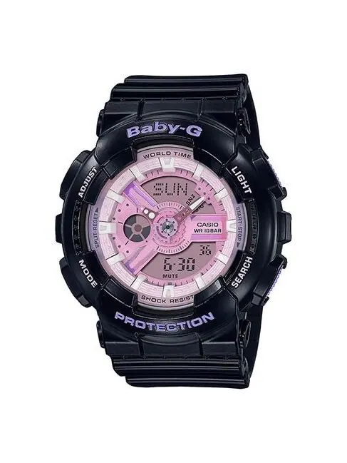 Часы CASIO Baby-G 'Black Pink' — изображение 1 из 4, оттенок черный