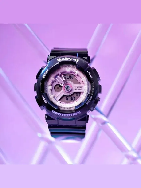 Часы CASIO Baby-G 'Black Pink' — изображение 2 из 4, оттенок черный