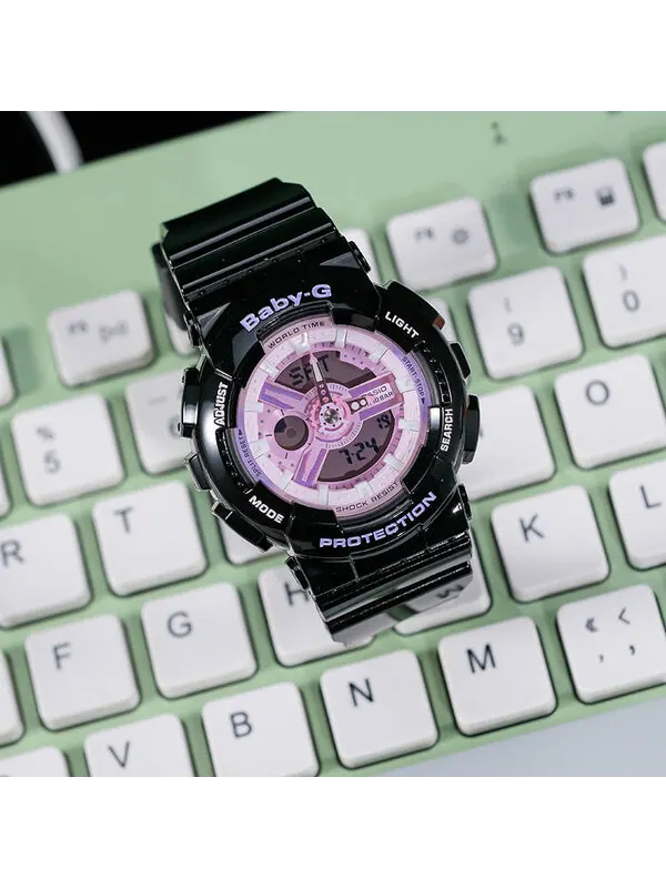 Часы CASIO Baby-G 'Black Pink' — изображение 3 из 4, оттенок черный