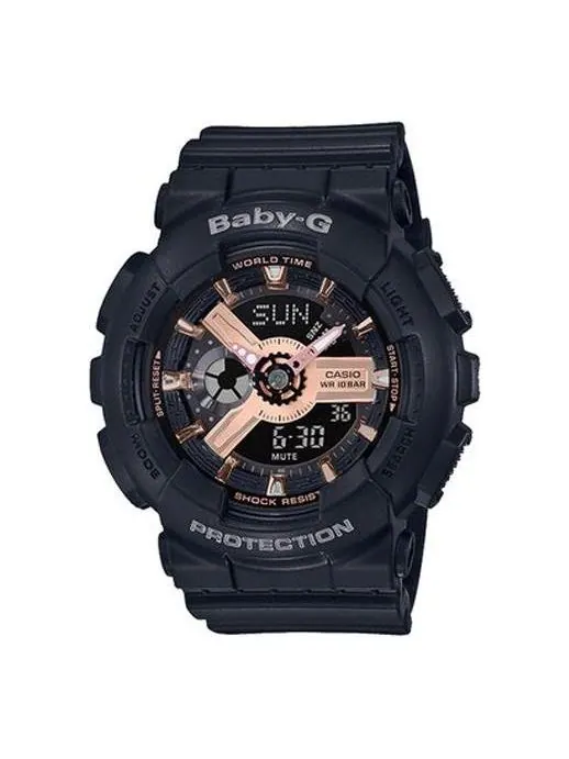 Часы CASIO Baby-G 'Black' — изображение 1 из 7, оттенок черный