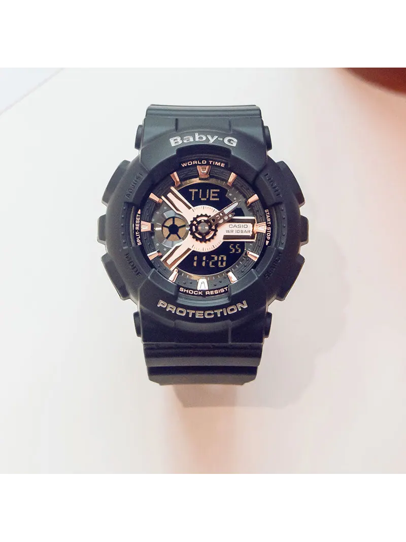 Часы CASIO Baby-G 'Black' — изображение 5 из 7, оттенок черный