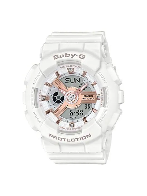 Часы CASIO Baby-G 'White' — изображение 1 из 3, оттенок белый