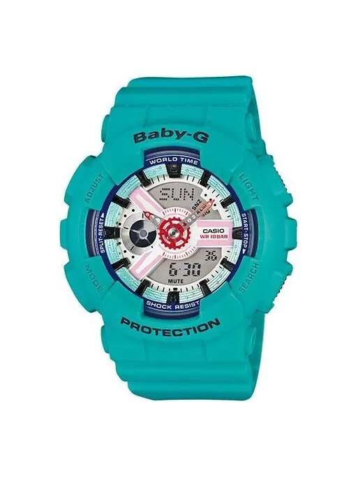 Часы CASIO Baby-G 'Green' — изображение 1 из 3, оттенок зеленый