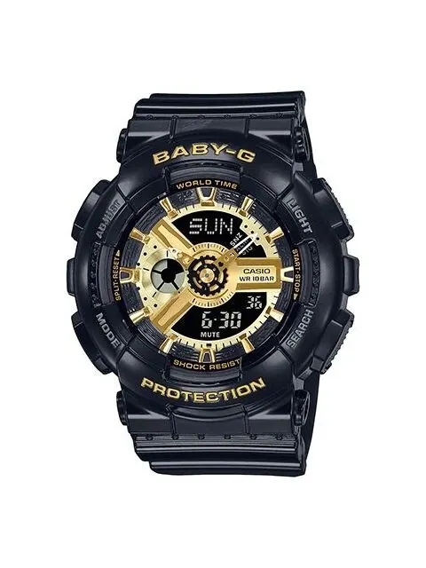 Часы CASIO Baby-G 'Black Gold' — изображение 1 из 1, оттенок черный золотистый