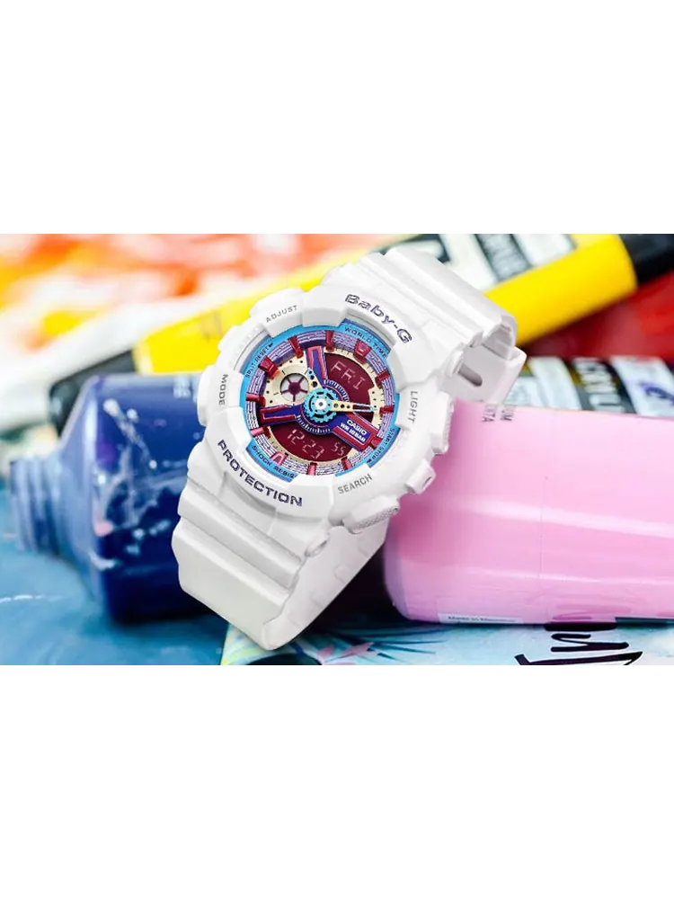 Часы CASIO Baby-G 'White Blue' — изображение 5 из 7, оттенок белый синий