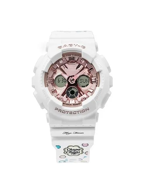Часы CASIO Baby-G 'White' — изображение 1 из 1, оттенок розовый