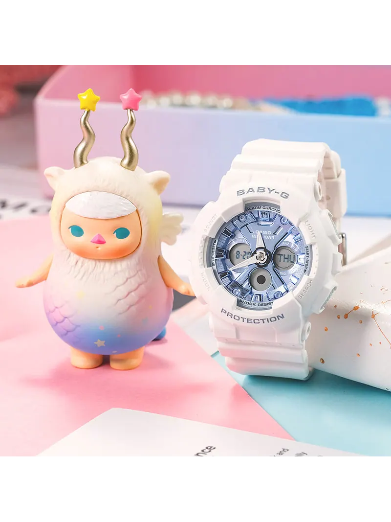 Часы CASIO Baby-G 'White Blue' — изображение 4 из 8, оттенок белый синий