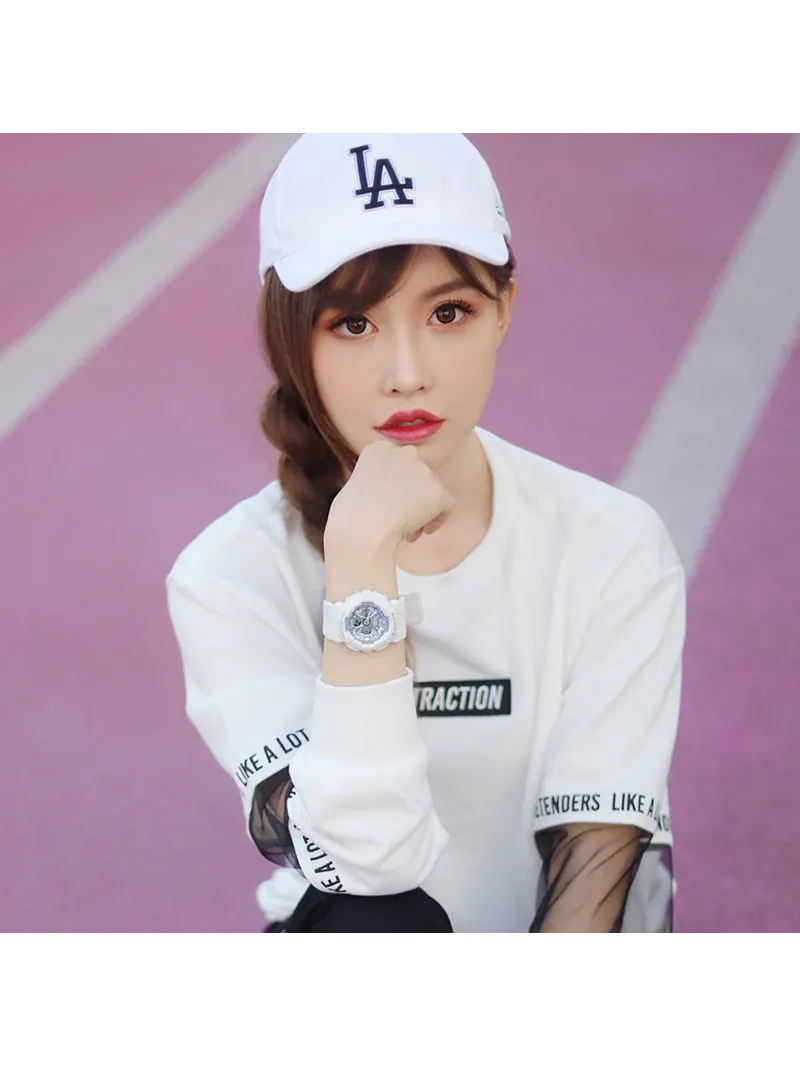 Часы CASIO Baby-G 'White Blue' — изображение 7 из 8, оттенок белый синий