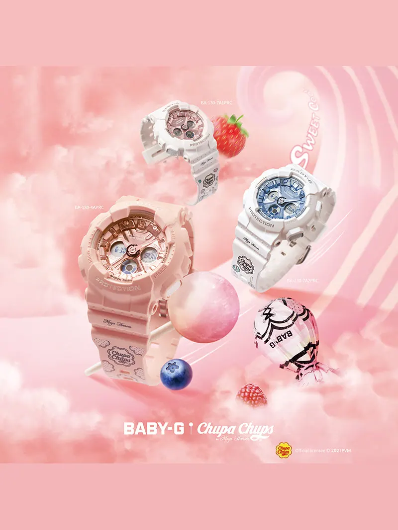 Часы CASIO Baby-G 'White Blue' — изображение 8 из 8, оттенок белый синий