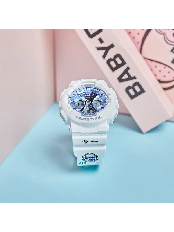 Часы CASIO Baby-G 'White Blue' — изображение 4 из 4, оттенок белый