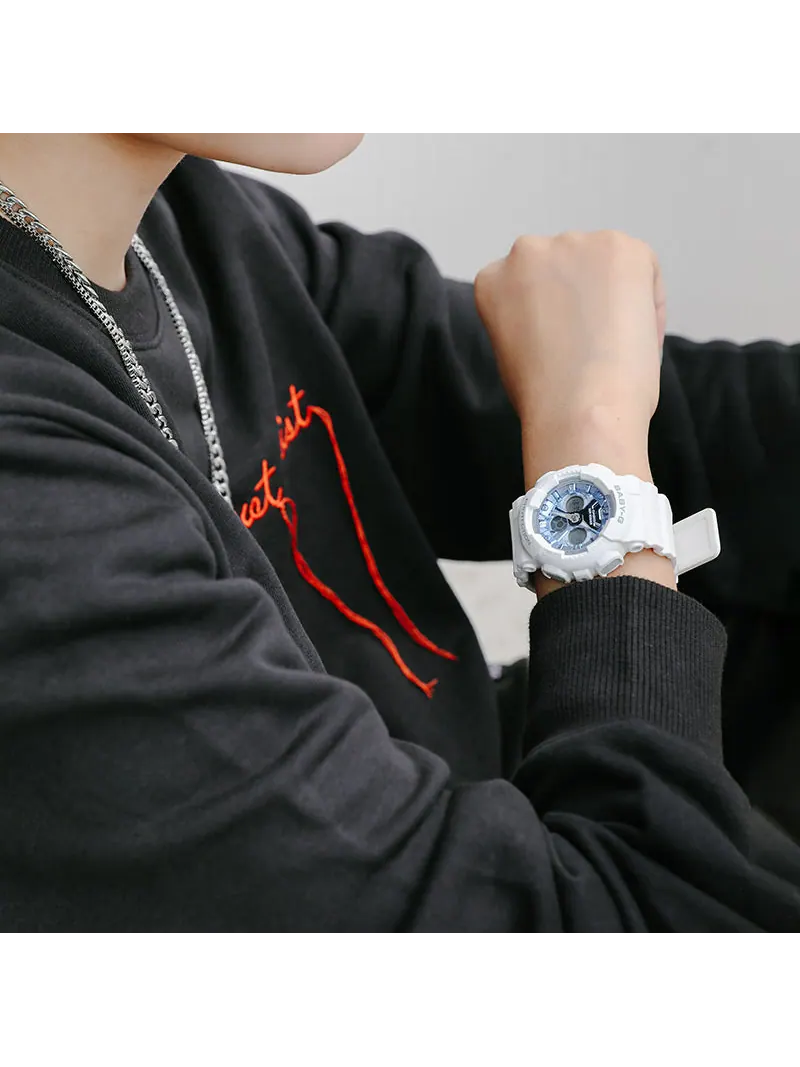Часы CASIO Baby-G 'White Blue' — изображение 5 из 5, оттенок белый синий
