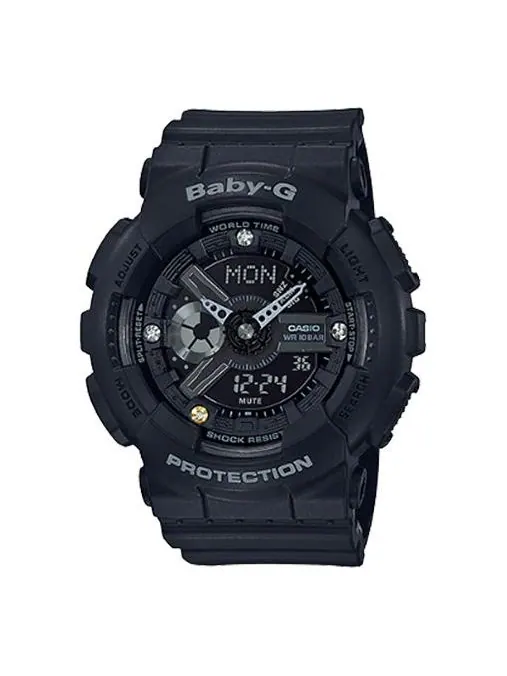 Часы CASIO Baby-G 'Black' — изображение 1 из 3, оттенок черный