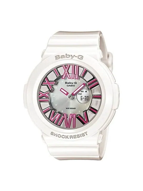 Часы CASIO Baby-G 'White Pink' — изображение 1 из 2, оттенок белый розовый