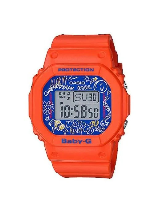 Часы CASIO Baby-G 'Orange' — изображение 1 из 4, оттенок оранжевый