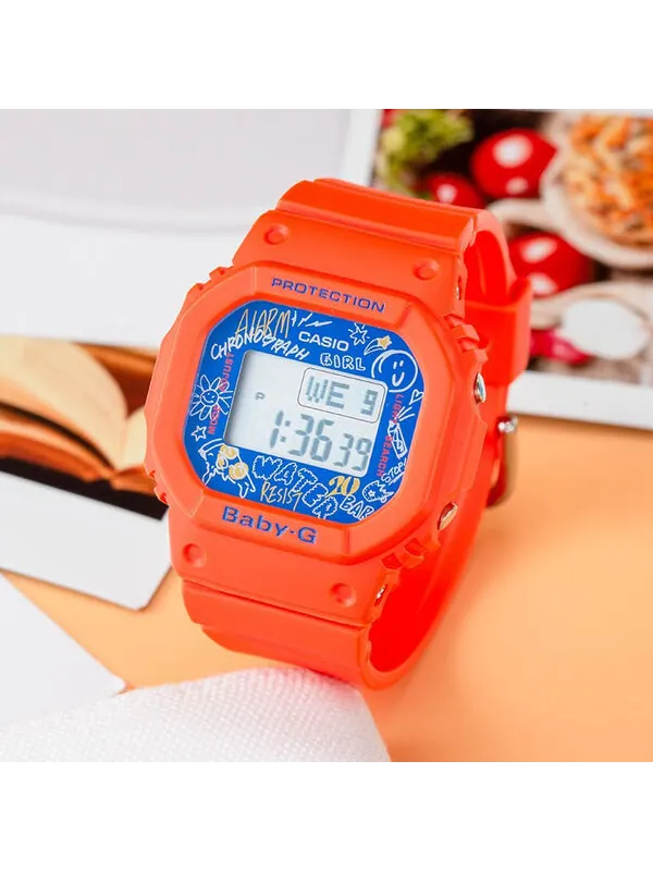 Часы CASIO Baby-G 'Orange' — изображение 3 из 4, оттенок оранжевый