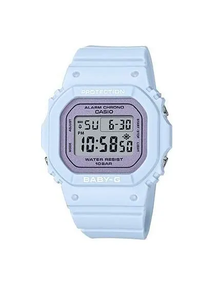 Часы baby-g digital 'off-white pink' Casio — изображение 1 из 1, оттенок белый/розовый